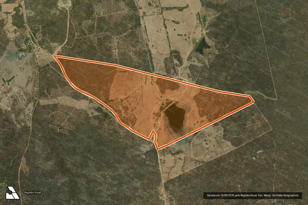 Imagem de satélite de Fazenda Riacho em IBARETAMA - CE