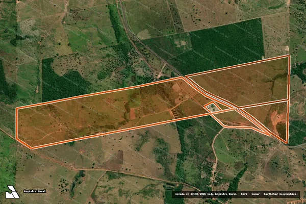 Imagem de satélite de Lote 23 em PALESTINA DO PARÁ - PA