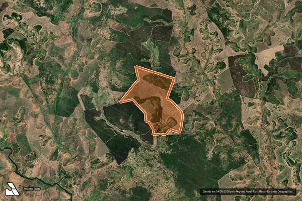 Imagem de satélite de Fazenda Uberlandia em UMBURATIBA - MG