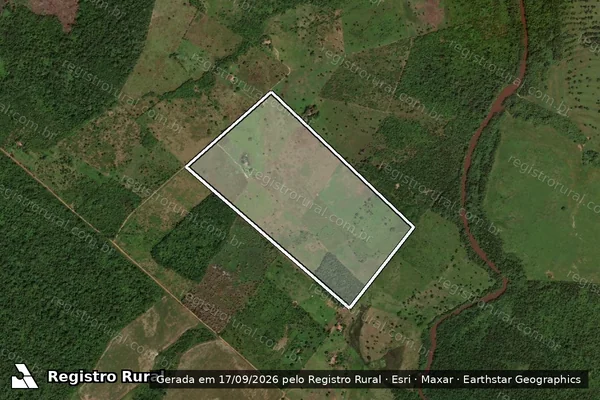 Imagem de satélite de LOTE 369 em ARAGOMINAS - TO