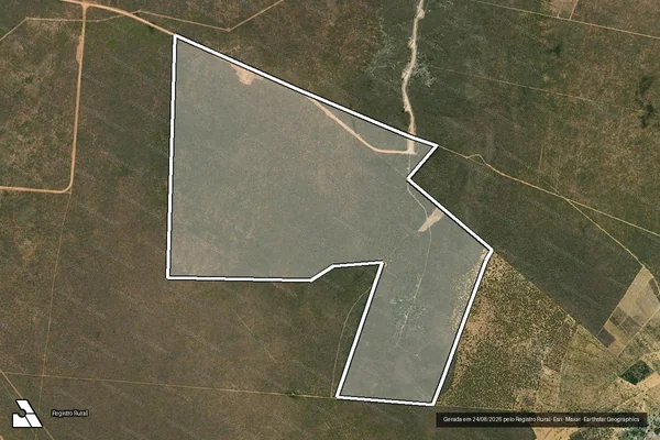Imagem de satélite de FAZENDA DESCOBERTA em CAMPO FORMOSO - BA