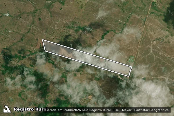Imagem de satélite de Fazenda Gomes em SANTA LUZIA DO PARUÁ - MA