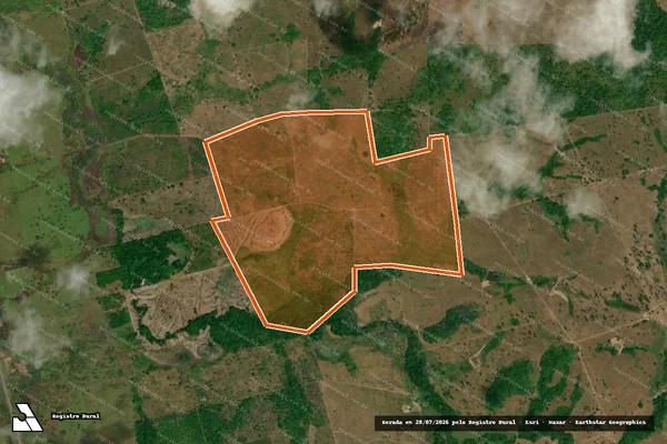 Imagem de satélite de Fazenda Santo Antonio em ARAGUANÃ - MA