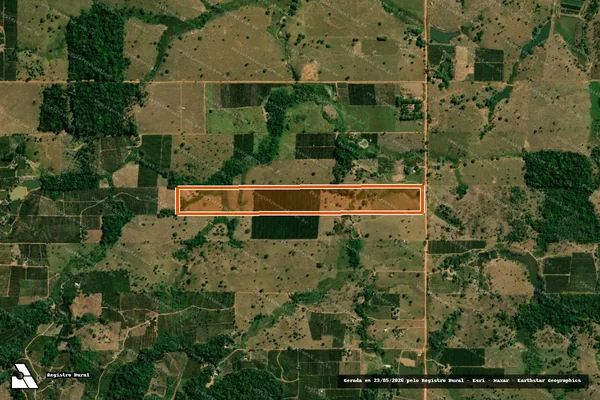 Imagem de satélite de Chacara Catuí em NOVO HORIZONTE DO OESTE - RO