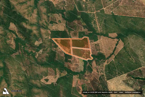 Imagem de satélite de REASSENTAMENTO PIABANHA I Lote 05 em SÃO SALVADOR DO TOCANTINS - TO