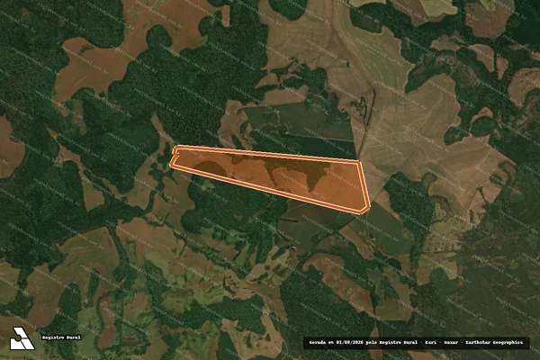 Imagem de satélite de Fazenda Campo Alto em CANTAGALO - PR