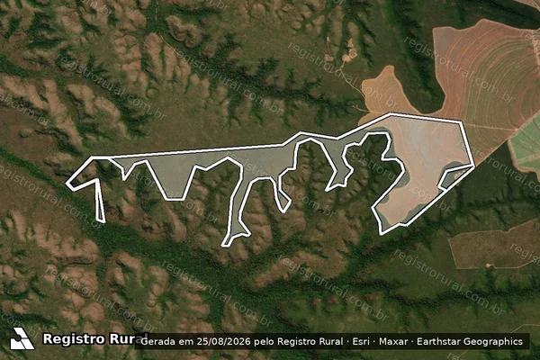 Imagem de satélite de Fazenda Jaracati em BALSAS - MA