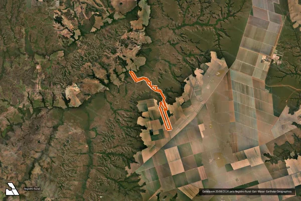 Imagem de satélite de Fazenda Campo Real em BALSAS - MA