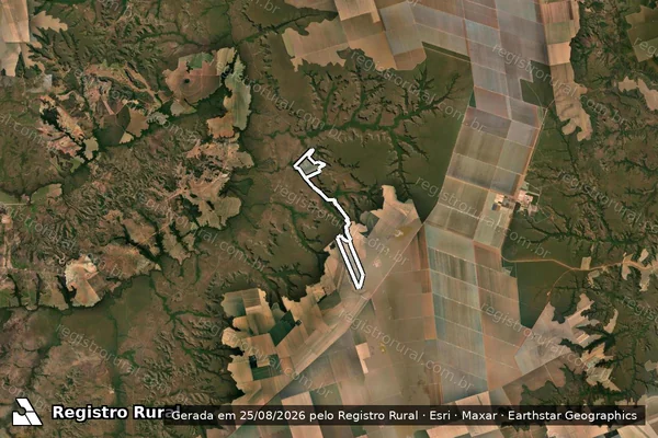 Imagem de satélite de Fazenda Fernanda II em BALSAS - MA