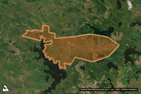 Imagem de satélite de FAZENDA REUNIDAS BANANEIRA em LAGO VERDE - MA