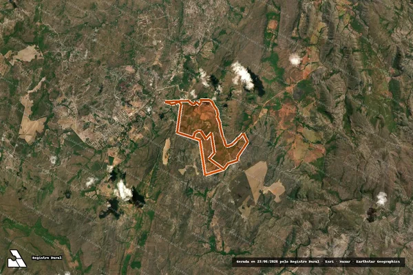 Imagem de satélite de FAZENDA PORTEIRA II em TERESINA DE GOIÁS - GO