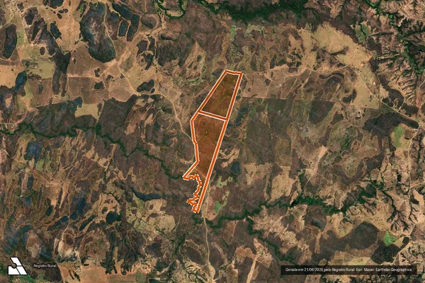 Imagem de satélite de Faz Mundo Novo Den Dois De Julho em GUARANI DE GOIÁS - GO