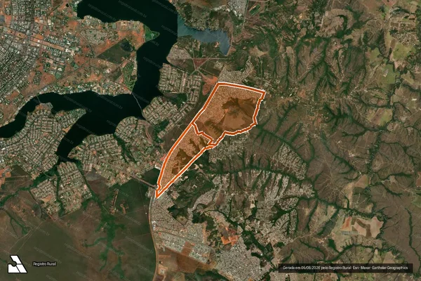 Imagem de satélite de Faz. Taboquinha - Remanescente A em BRASÍLIA - DF