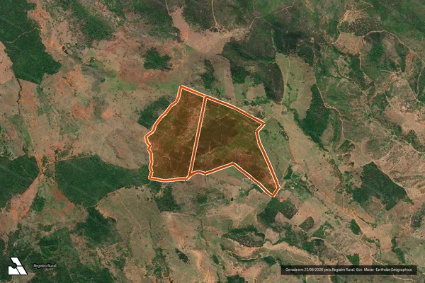 Imagem de satélite de Fazenda Do Rosario em BAIXO GUANDU - ES