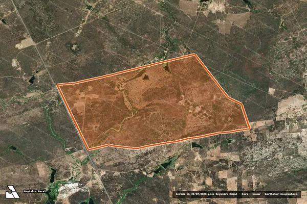 Imagem de satélite de FAZENDA CANOAS em JUAZEIRINHO - PB