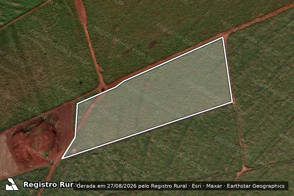 Imagem de satélite de Chacara Vó Vani - Lote Nº C-1 em SÃO CARLOS DO IVAÍ - PR