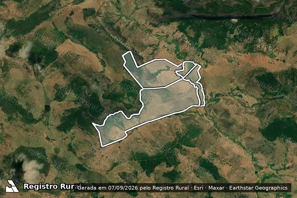 Imagem de satélite de Fazenda Joana Darc em ATALÉIA - MG