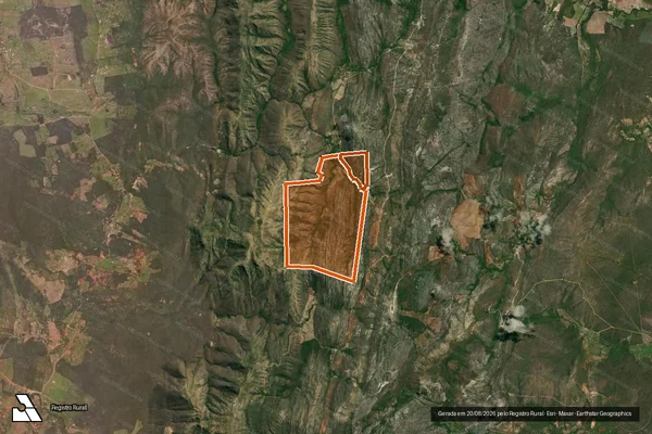 Imagem de satélite de FAZENDA VIEGA em LICÍNIO DE ALMEIDA - BA