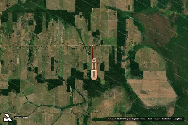 Imagem de satélite de Sitio Campos Verde em SÃO FRANCISCO DO GUAPORÉ - RO