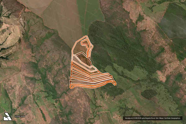 Imagem de satélite de Fazenda Moreira em CABECEIRA GRANDE - MG