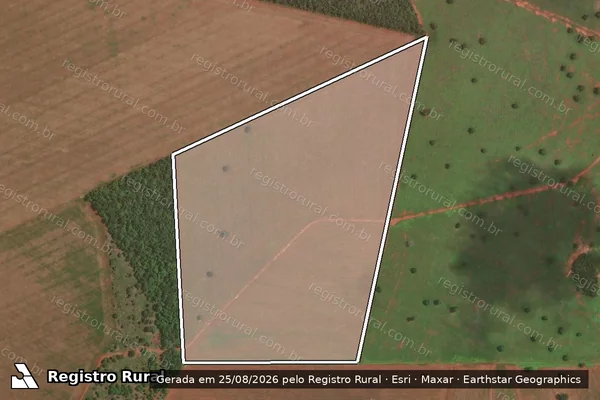 Imagem de satélite de Fazenda Agua Limpa em PIRANHAS - GO