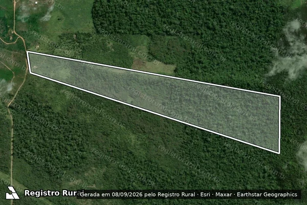Imagem de satélite de FAZENDA LORRAINE II em PACAJÁ - PA