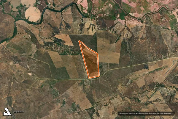 Imagem de satélite de Fazenda Gado Bravo em ALVORADA DO NORTE - GO