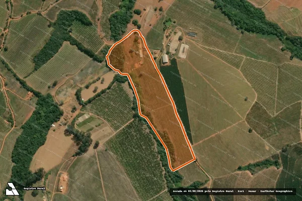 Imagem de satélite de Sitio Do Oleo III em CAMPANHA - MG