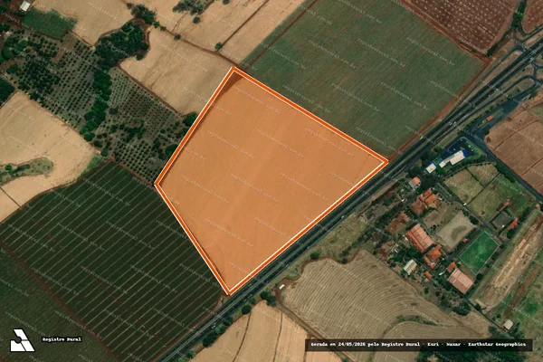 Imagem de satélite de Sitio Boa Sorte - Gleba E em JARDINÓPOLIS - SP