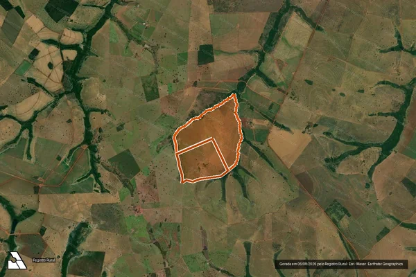 Imagem de satélite de Fazenda Eldorado em PARANAÍBA - MS