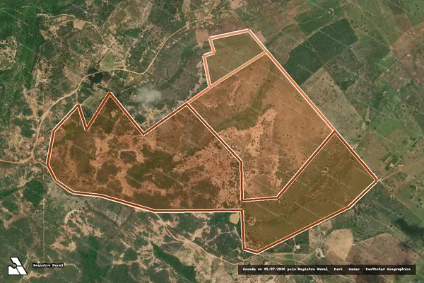 Imagem de satélite de FAZENDA COTIA em NOVA SOURE - BA