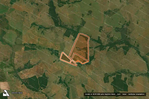 Imagem de satélite de Fazenda Sagrada Familia Remane-Ii em BONITO - MS