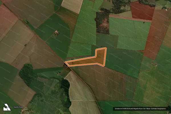 Imagem de satélite de Fazenda Santa Ana III em DOURADOS - MS