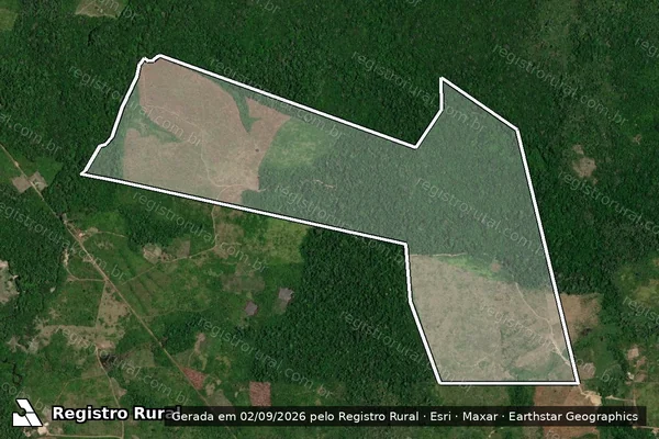 Imagem de satélite de FAZENDA BELA VISTA em TOMÉ-AÇU - PA