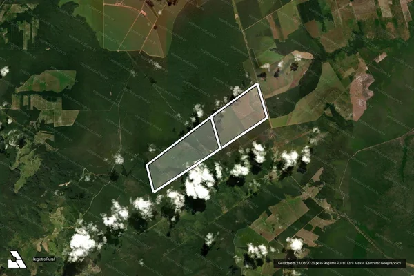 Imagem de satélite de FAZENDA NOSSA SENHORA APARECIDA em COMODORO - MT