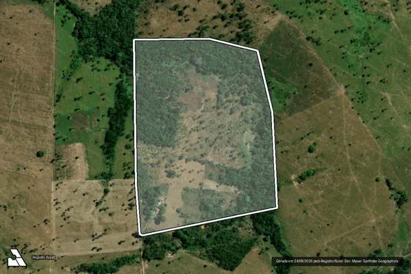 Imagem de satélite de LOTE 10 em SÃO GERALDO DO ARAGUAIA - PA