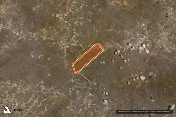 Imagem de satélite de Fazenda Urucuia em CASA NOVA - BA