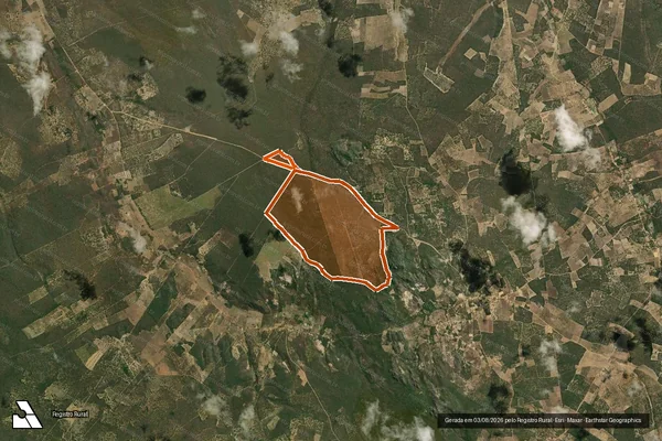 Imagem de satélite de FAZENDA FORTE em CAETITÉ - BA