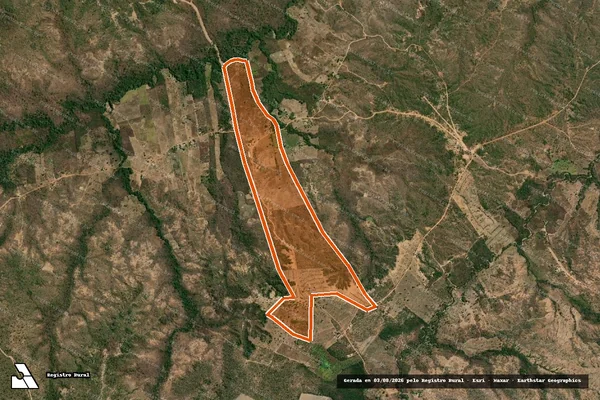 Imagem de satélite de Fazenda Caja em SAMBAÍBA - MA