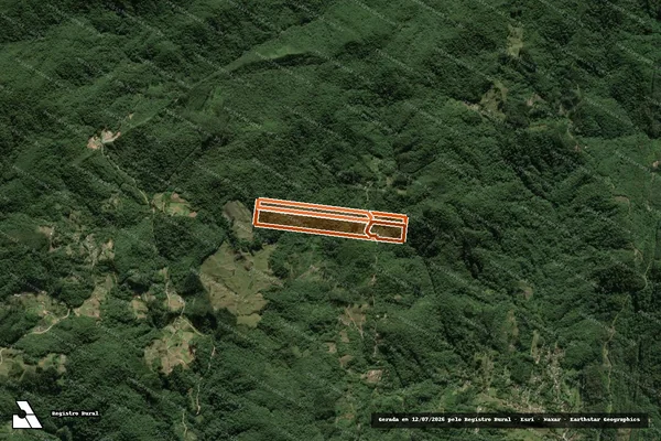 Imagem de satélite de SITIO CANTA GALO em BIGUAÇU - SC