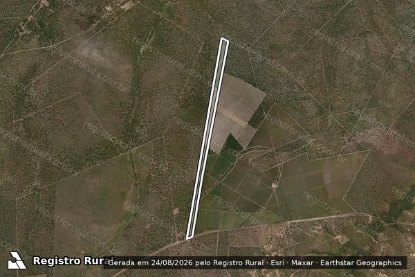 Imagem de satélite de Fazenda Timbó Area 01 em MARCOS PARENTE - PI