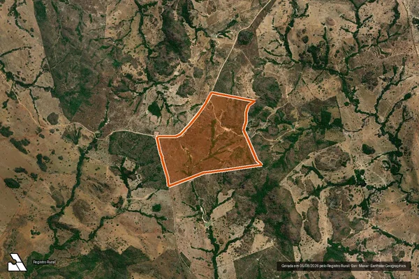 Imagem de satélite de FAZENDA SAO JOAO DO MONTE ALEGRE em GOIÁS - GO