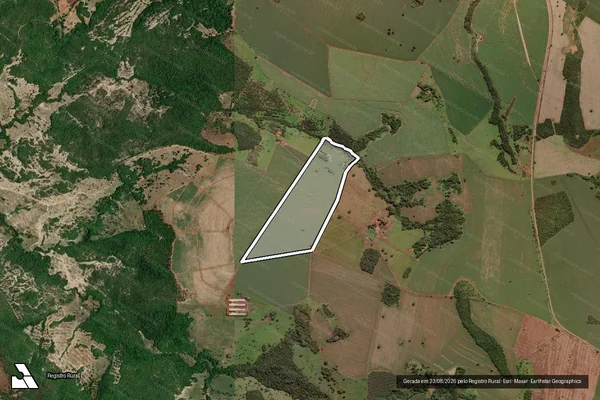 Imagem de satélite de FAZENDA OLHOS DAGUA em BURITI ALEGRE - GO