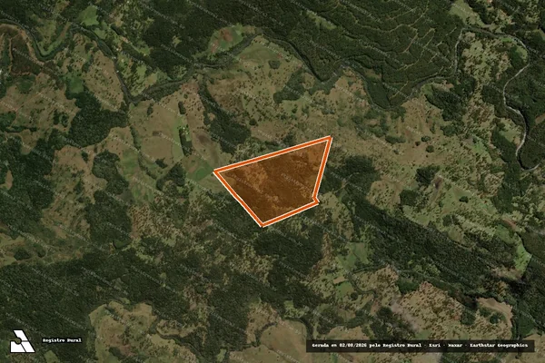 Imagem de satélite de Fazenda Santo Antonio Do Caveiras em PAINEL - SC