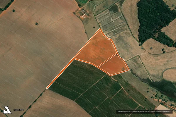 Imagem de satélite de Fazenda Da Grama em COQUEIRAL - MG