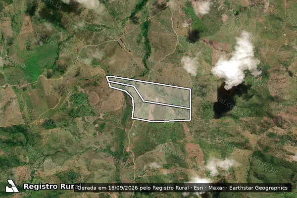 Imagem de satélite de Fazenda Pedacinho Do Ceu em MAIQUINIQUE - BA