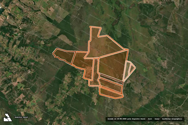 Imagem de satélite de FAZENDA BAIA DA VOLTA em CÁCERES - MT