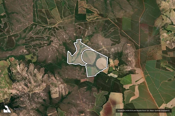 Imagem de satélite de Charco Ou Retiro Do Charco em POMPÉU - MG