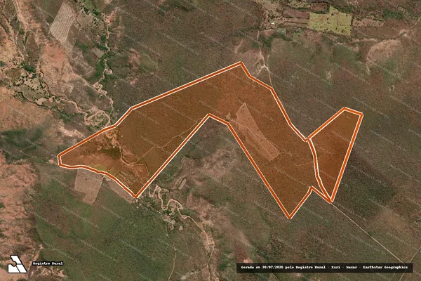 Imagem de satélite de FAZENDA VIOLETO em CORRENTE - PI