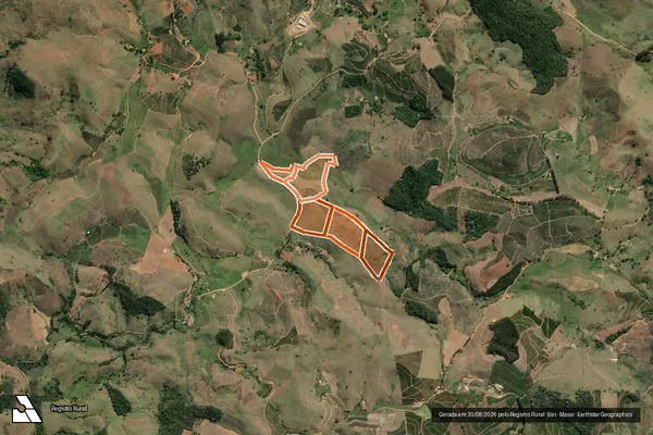 Imagem de satélite de Cachoeira Alta em PORCIÚNCULA - RJ
